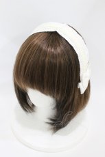 画像1: m petit by misako / TT*AMフラワーリボンHD  オフ H-26-07-09-1009-LO-AC-NS-ZH (1)