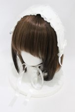 画像1: Angelic Pretty / Shadow Dream Carnivalヘッドドレス  白 H-26-07-09-1011-AP-AC-NS-ZH (1)