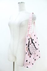 画像2: m petit by misako / AM*ポーチツキトート  ピンク/ブラック H-26-07-09-1028-LO-BG-NS-ZH (2)