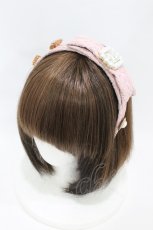 画像1: Swankiss / SX bijou lace カチューシャ  ピンク H-26-07-09-1004-CA-AC-YZ-ZH (1)