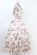 画像3: Victorian maiden / アンティークロココブーケエプロンドレス Free ミルクティーローズ H-26-07-09-1032-CL-OP-NS-ZH (3)
