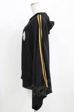 画像2: NieR Clothing / 着物袖風ZIPパーカー F 黒 H-26-07-09-008-PU-TO-AK-ZH (2)