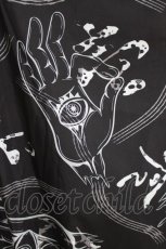 画像4: NieR Clothing / 総柄ZIPパーカー F 黒 H-26-07-09-012-PU-TO-AK-ZH (4)
