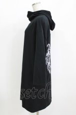 画像2: NieR Clothing / バックプリントZIPパーカー F 黒 H-26-07-09-013-PU-TO-AK-ZH (2)