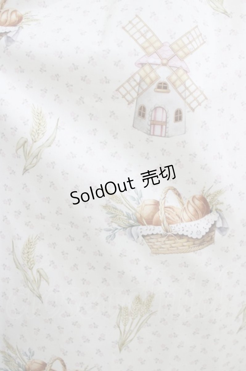 画像4: Melody BasKet / そよ風に揺れる麦畑の丸襟ワンピース  アイボリー H-26-07-09-002-LO-OP-AK-ZH (4)