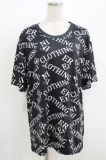画像1: NieR Clothing / プリント半袖CUTSEW  黒 H-26-07-10-004-PU-TO-KB-ZH (1)