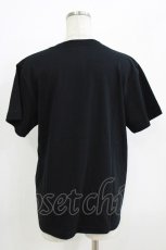 画像2: KRY CLOTHING / 英字プリントTシャツ  黒×ホログラム H-26-07-10-005-PU-TS-KB-ZH (2)