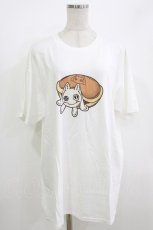 画像1: NieR Clothing / プリント半袖CUTSEW XL 白 H-26-07-10-006-PU-TO-KB-ZH (1)