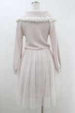 画像2: mille fille closet by LODISPOTTO / オフショルニットワンピース M ピンク H-26-07-10-1024-LO-OP-NS-ZH (2)