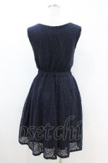 画像2: LIZ LISA / フラワー刺繍レースワンピース 0 ネイビー H-26-07-10-1036-LO-OP-NS-ZH (2)