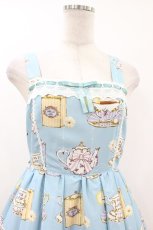 画像3: axes femme kawaii / ティータイムジャンスカ M サックス H-26-07-10-1039-AX-OP-NS-ZH (3)
