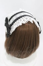 画像2: Angelic Pretty / トーションレースヘッドドレス  ブラック H-26-07-10-1006-AP-AC-NS-ZH (2)