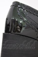 画像6: Amavel / ハートビジュー付きローファーパンプス L ブラック H-26-07-10-1001-CA-SH-NS-ZH (6)