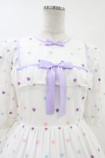 画像4: Angelic Pretty / Candy Petit Heartワンピース Free 白 H-26-07-10-1016-AP-OP-NS-ZH (4)
