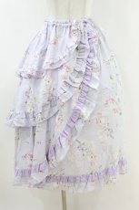 画像1: PINK HOUSE / スイートピープリントスカート Free ラベンダー H-26-07-10-1020-LO-SK-NS-ZH (1)