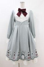 画像1: Amavel / Wonderlandカットワークワンピース FREE ミントグリーン H-26-07-10-1023-CA-OP-KB-ZH (1)