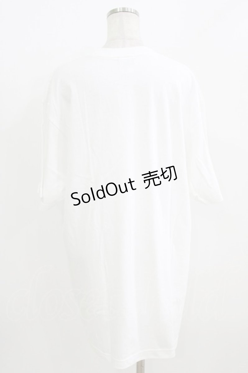 画像2: NieR Clothing / プリントCOTTON CUTSEW XL 白 H-26-07-10-010-PU-TO-KB-ZH (2)