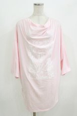 画像1: Deorart / ドレープネック5部袖Tシャツ M ピンク H-26-07-10-013-PU-TO-KB-ZH (1)