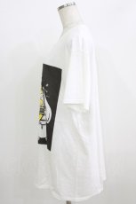 画像2: NieR Clothing / プリント半袖CUTSEW XL 白 H-26-07-10-014-PU-TO-KB-ZH (2)