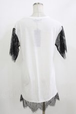 画像3: HELL CAT PUNKS / レーススリーブTシャツワンピース F 白 H-26-07-10-002-PU-OP-KB-ZH (3)