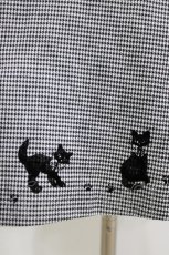 画像4: Secret Honey / くろねこチェック半袖ワンピース M ブラック H-26-07-11-033-CA-OP-NS-ZH (4)
