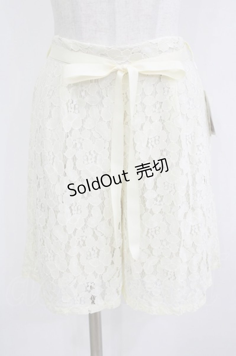 画像1: Fi.n.t / ウエストリボンレースパンツ Free OFFWHITE H-26-07-11-040-CA-SK-NS-ZH (1)