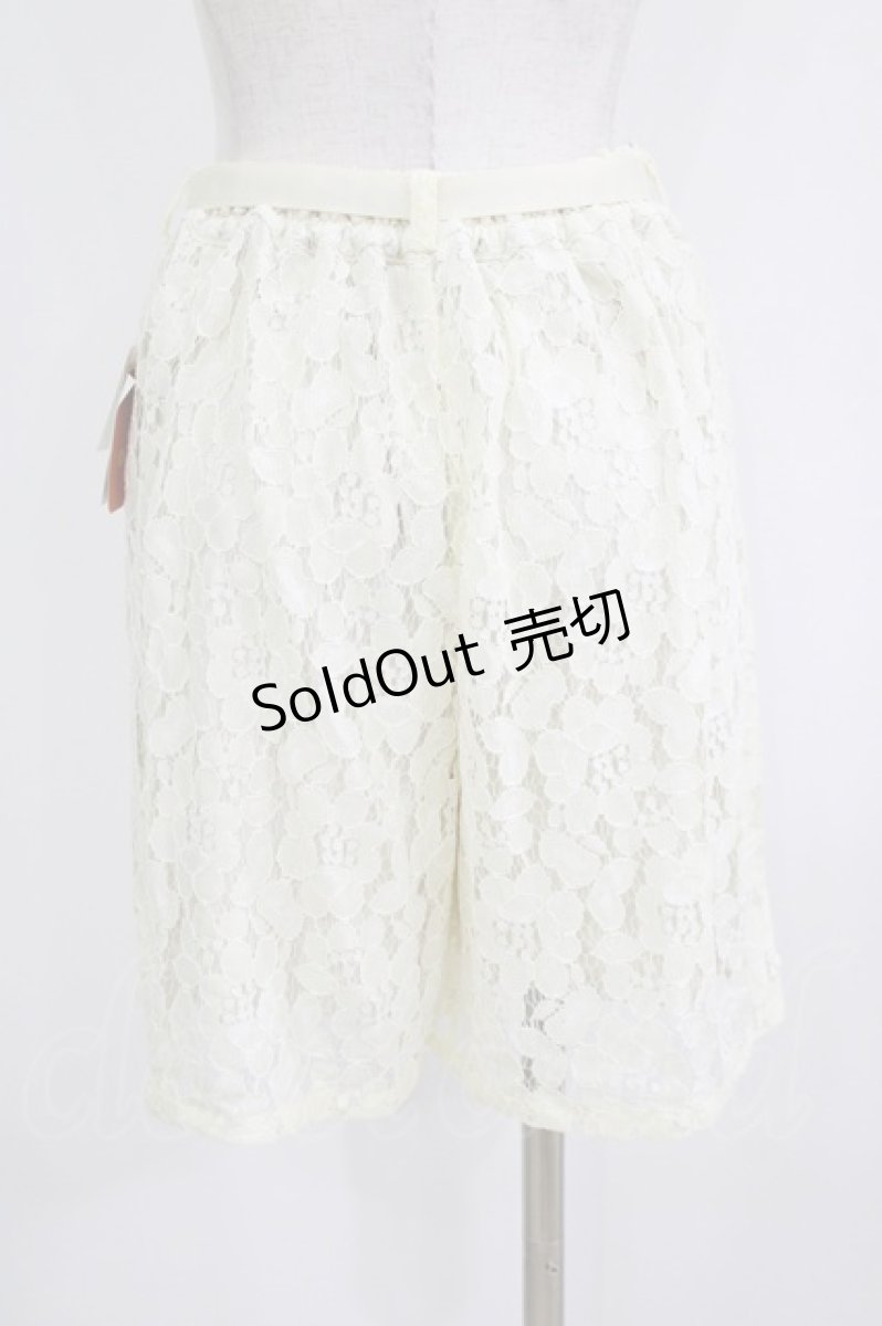 画像3: Fi.n.t / ウエストリボンレースパンツ Free OFFWHITE H-26-07-11-040-CA-SK-NS-ZH (3)