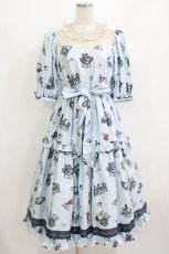 画像1: Victorian maiden / ALICE Classic レーシードールドレス Free サックス H-26-07-11-045-CL-OP-NS-ZH (1)