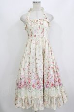 画像1: Victorian maiden / ローズガーデンロングドレス Free afternoon rose H-26-07-11-047-CL-OP-NS-ZH (1)