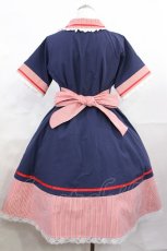 画像2: majoretty / 五月アイ/ダイナーワンピース L ネイビー H-26-07-11-1005-GO-OP-NS-ZH (2)