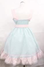画像2: majoretty / 五月アイ/ダイナージャンパースカート L サックス H-26-07-11-1001-GO-OP-NS-ZH (2)