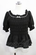 画像1: m petit by misako / シャーリングプルオーバー L ブラック H-26-07-11-1025-LO-TO-NS-ZH (1)