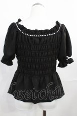 画像2: m petit by misako / シャーリングプルオーバー L ブラック H-26-07-11-1025-LO-TO-NS-ZH (2)