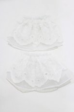 画像2: RoseMarie seoir / lace cuffs  オフ/ミント H-26-07-11-068-LO-ZA-NS-ZH (2)