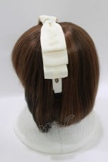 画像2: m petit by misako / AM*NIリボンカチューシャ  オフ H-26-07-11-071-LO-AC-NS-ZH (2)