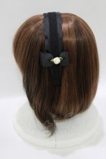 画像2: m petit by misako / NINA's/AM*NIフラワーカチューシャ  ブラック H-26-07-11-074-LO-AC-NS-ZH (2)