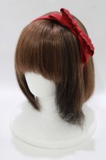画像1: m petit by misako / TT*AMリボンカチューシャ  レッド H-26-07-11-075-LO-AC-NS-ZH (1)