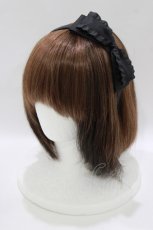 画像1: m petit by misako / TT*AMリボンカチューシャ  ブラック H-26-07-11-076-LO-AC-NS-ZH (1)
