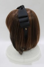 画像2: m petit by misako / NINA's/AM*NIリボンカチューシャ  ブラック H-26-07-11-079-LO-AC-NS-ZH (2)