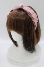 画像1: m petit by misako / NINA's/AM*NIリボンカチューシャ  ピンク H-26-07-11-081-LO-AC-NS-ZH (1)
