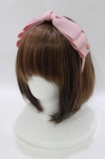 画像1: m petit by misako / NINA's/AM*NIリボンカチューシャ  ピンク H-26-07-11-082-LO-AC-NS-ZH (1)