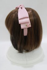 画像2: m petit by misako / NINA's/AM*NIリボンカチューシャ  ピンク H-26-07-11-082-LO-AC-NS-ZH (2)