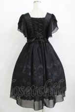 画像3: axes femme kawaii / ディープオーシャンワンピース M ブラック H-26-07-11-008-AX-OP-NS-ZH (3)