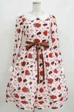 画像1: mellfy memory / Lolime/Alice's Valentineワンピース M ピンク H-26-07-11-009-LO-OP-NS-ZH (1)