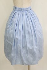 画像6: Fi.n.t / ボリューム袖マリンカラーシャツ+ウエストリボンギャザースカート Free LIGHT BLUE×WHITE H-26-07-11-012-CA-OP-NS-ZH (6)