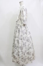 画像2: m petit by misako / AM*トワルドジュイワンピース LL 白 H-26-07-11-016-LO-OP-NS-ZH (2)