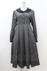 画像1: m petit by misako / AOKドットフロッキーワンピース M グレー H-26-07-12-029-LO-OP-NS-ZH (1)