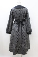 画像2: m petit by misako / AOKドットフロッキーワンピース M グレー H-26-07-12-029-LO-OP-NS-ZH (2)