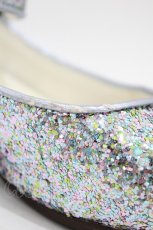 画像4: RoseMarie seoir / glitter shoes L/約24.5cm ブルー H-26-07-12-003-LO-SH-NS-ZH (4)