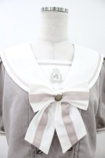 画像3: Amavel / Ribbon Emblem Setup風セーラーワンピース（ミドル丈） Free グレー H-26-07-12-040-CA-OP-NS-ZH (3)